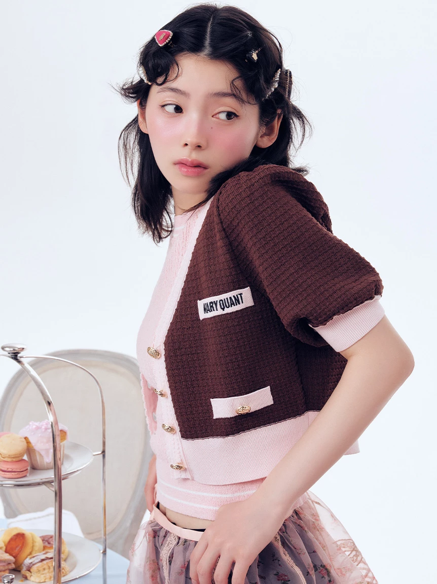【LILY BROWN×MARY QUANT】針織開襟外套 LWND264109