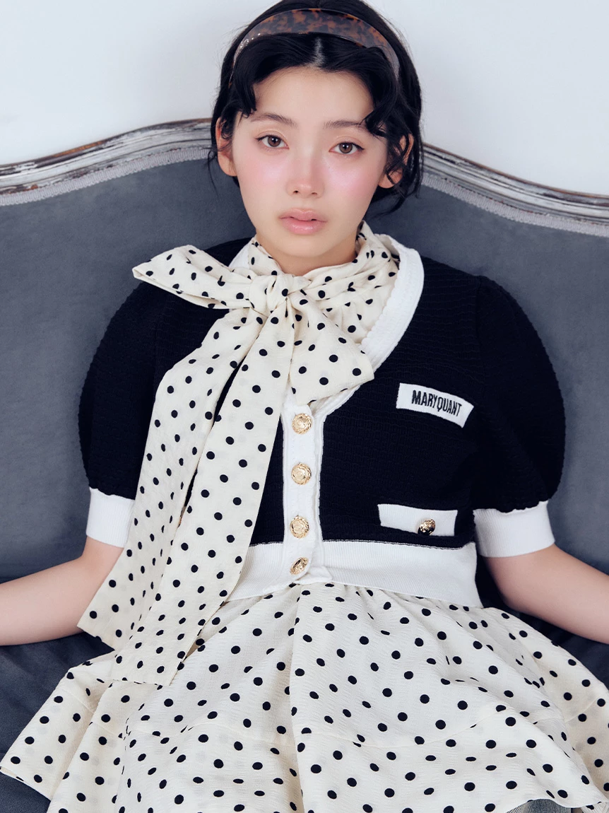 【LILY BROWN×MARY QUANT】針織開襟外套 LWND264109