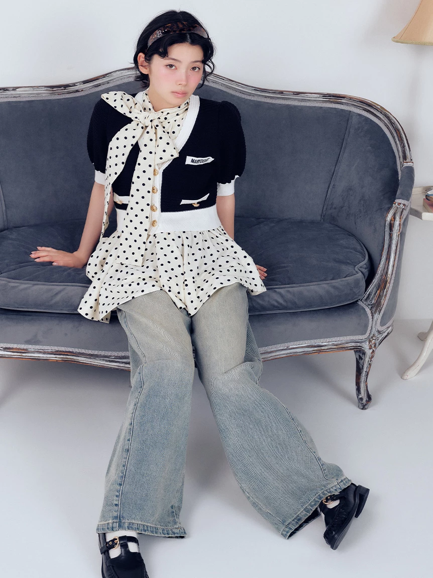【LILY BROWN×MARY QUANT】針織開襟外套 LWND264109