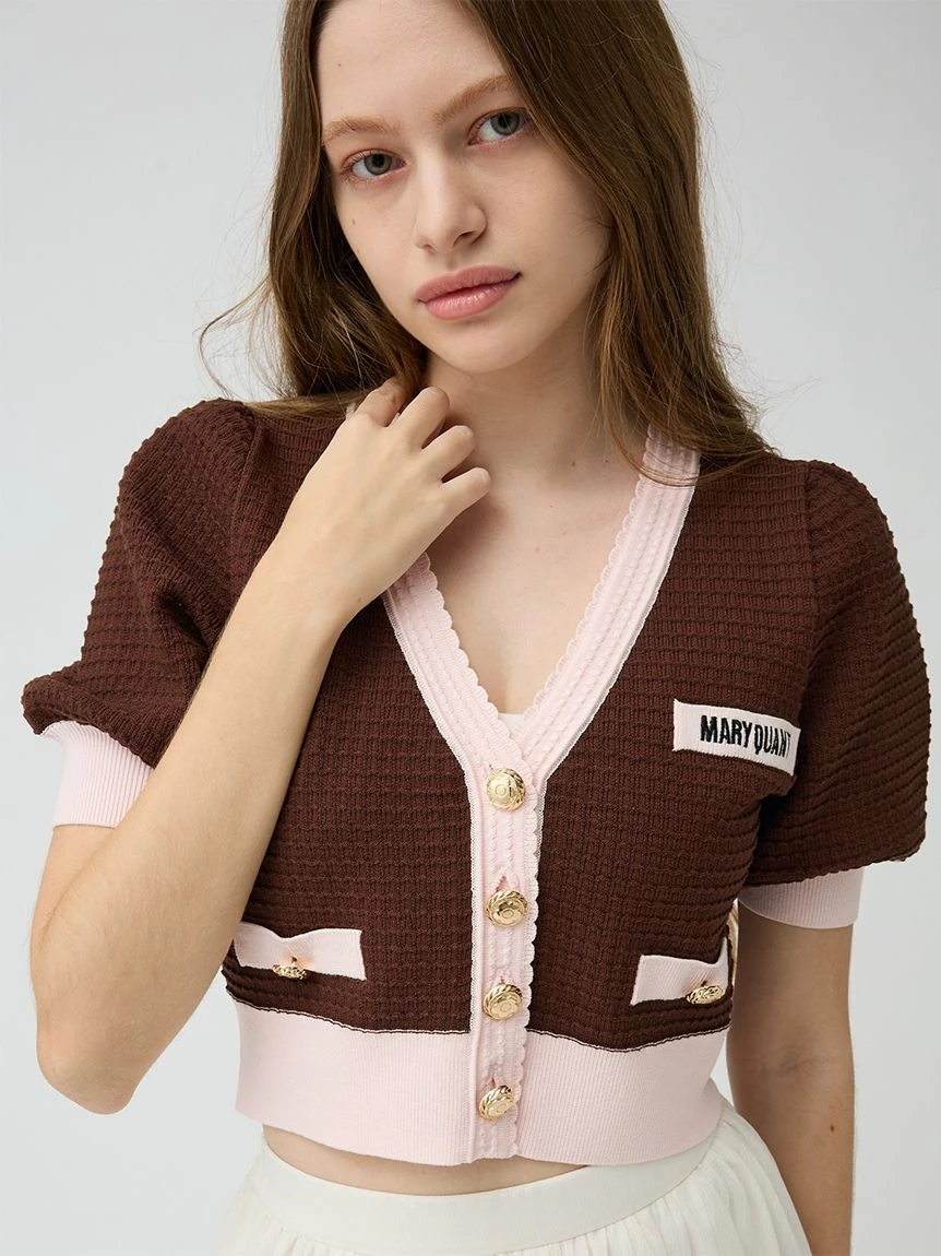 【LILY BROWN×MARY QUANT】針織開襟外套 LWND264109