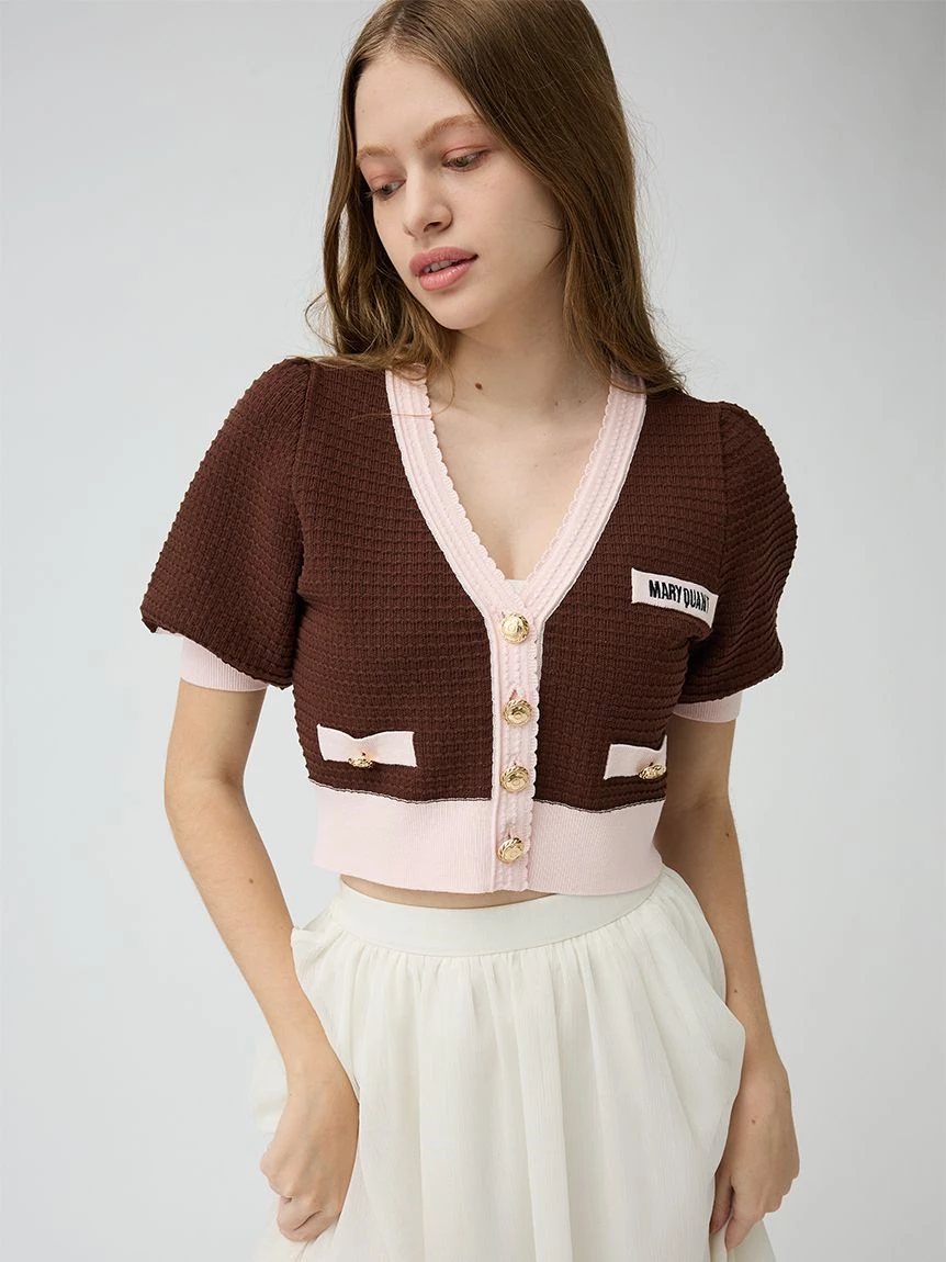 【LILY BROWN×MARY QUANT】針織開襟外套 LWND264109
