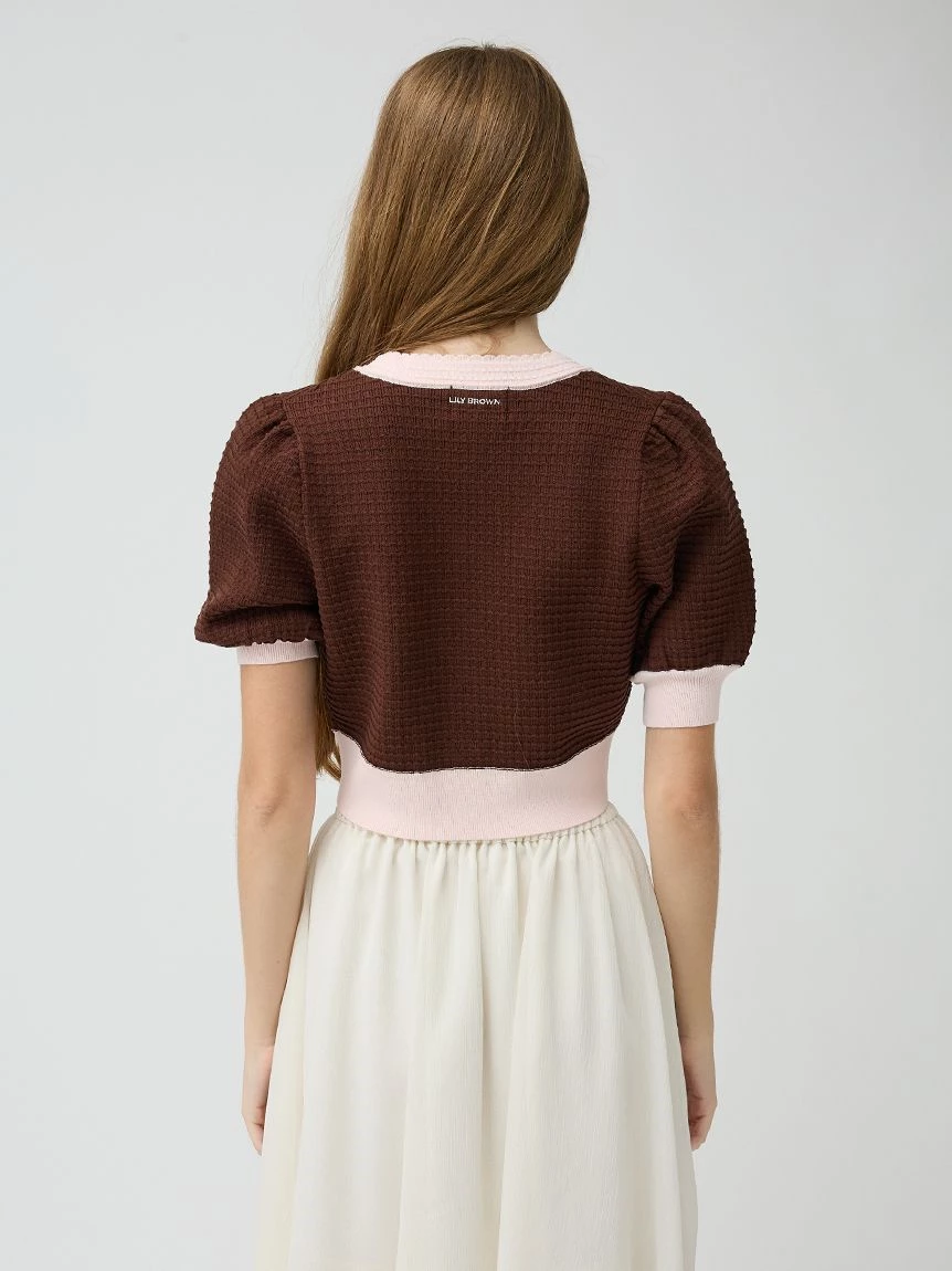 【LILY BROWN×MARY QUANT】針織開襟外套 LWND264109