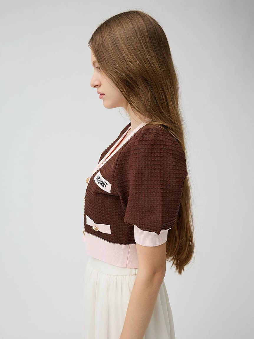 【LILY BROWN×MARY QUANT】針織開襟外套 LWND264109