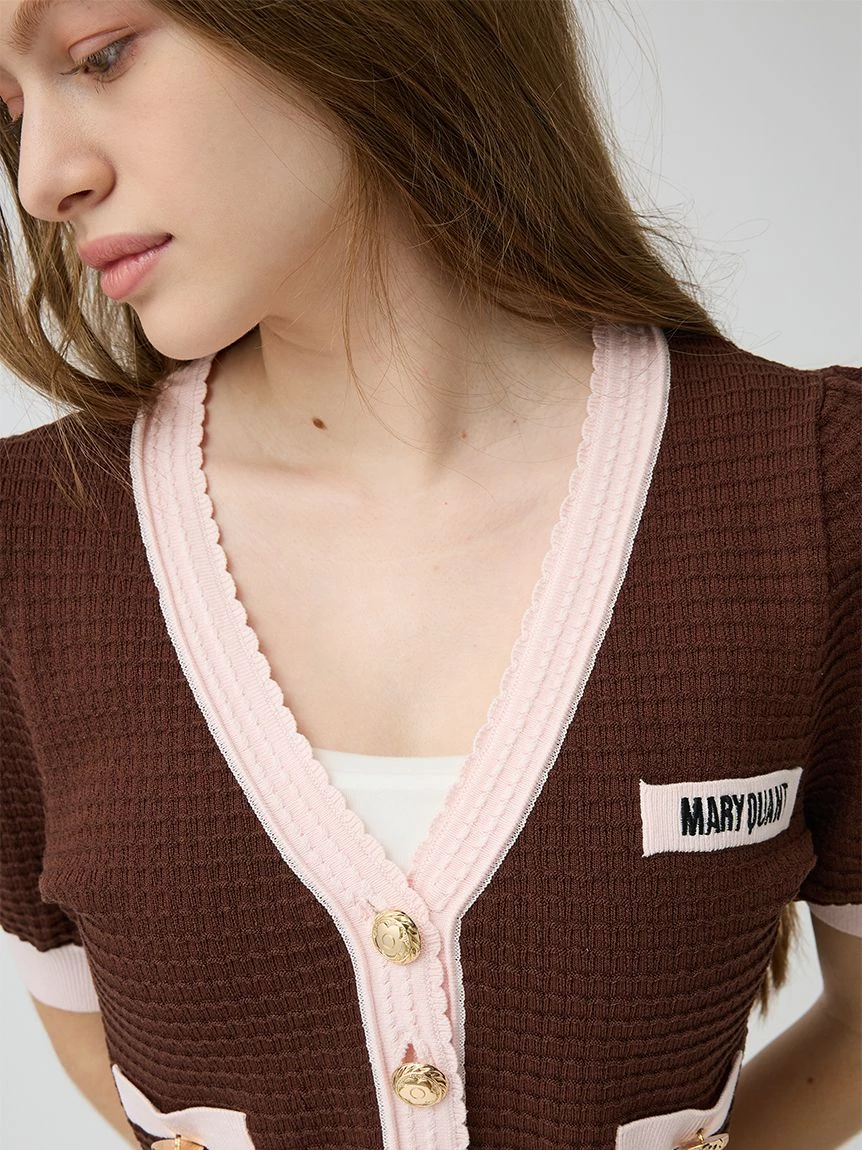 【LILY BROWN×MARY QUANT】針織開襟外套 LWND264109