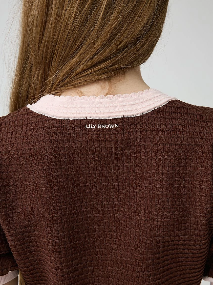 【LILY BROWN×MARY QUANT】針織開襟外套 LWND264109