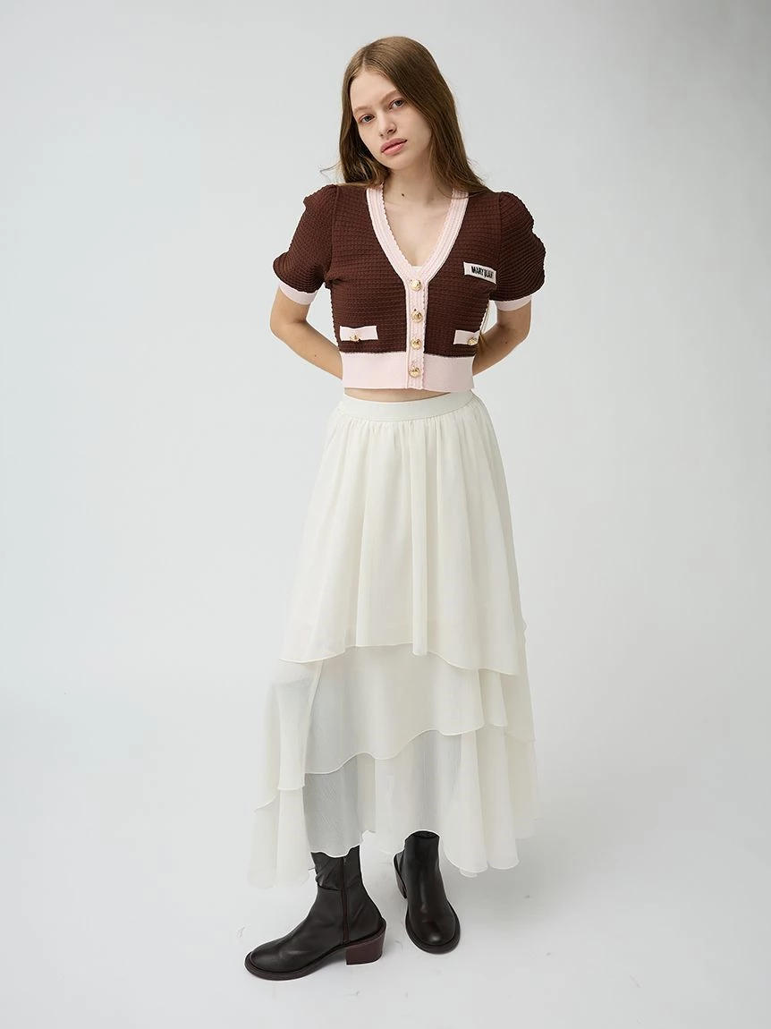 【LILY BROWN×MARY QUANT】針織開襟外套 LWND264109