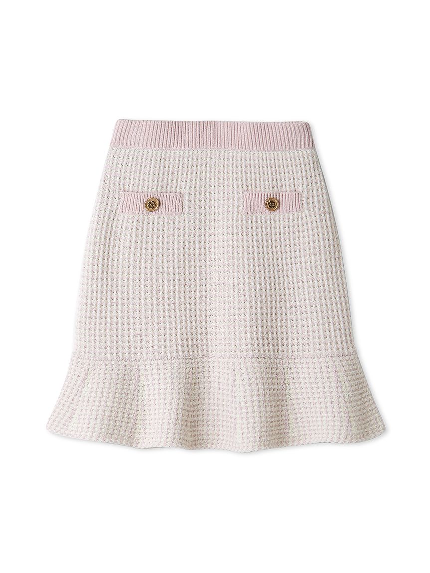 【LILY BROWN×MARY QUANT】毛呢針織裙 LWNS245092-PNK