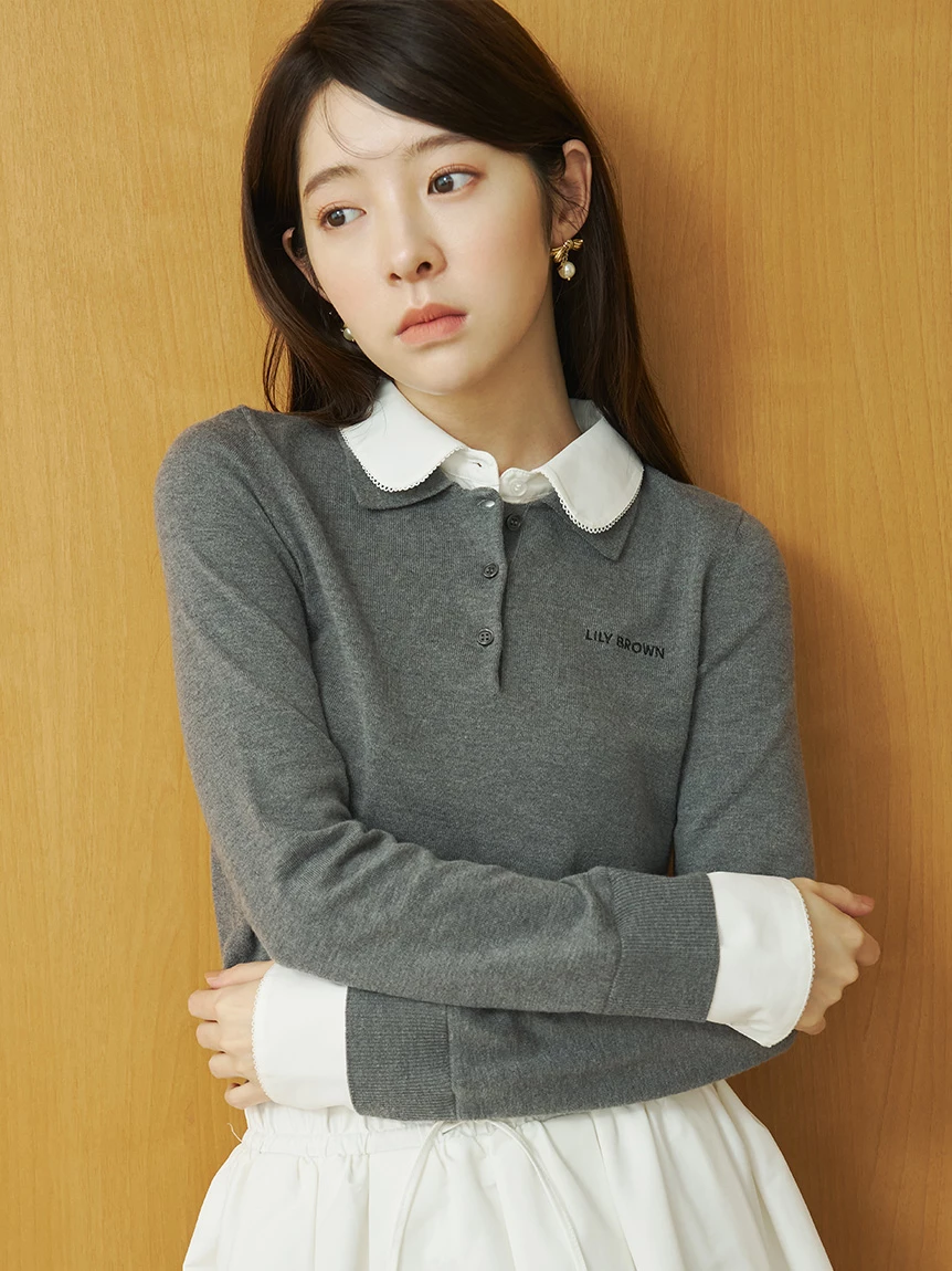 圓領針織上衣 LWNT264207