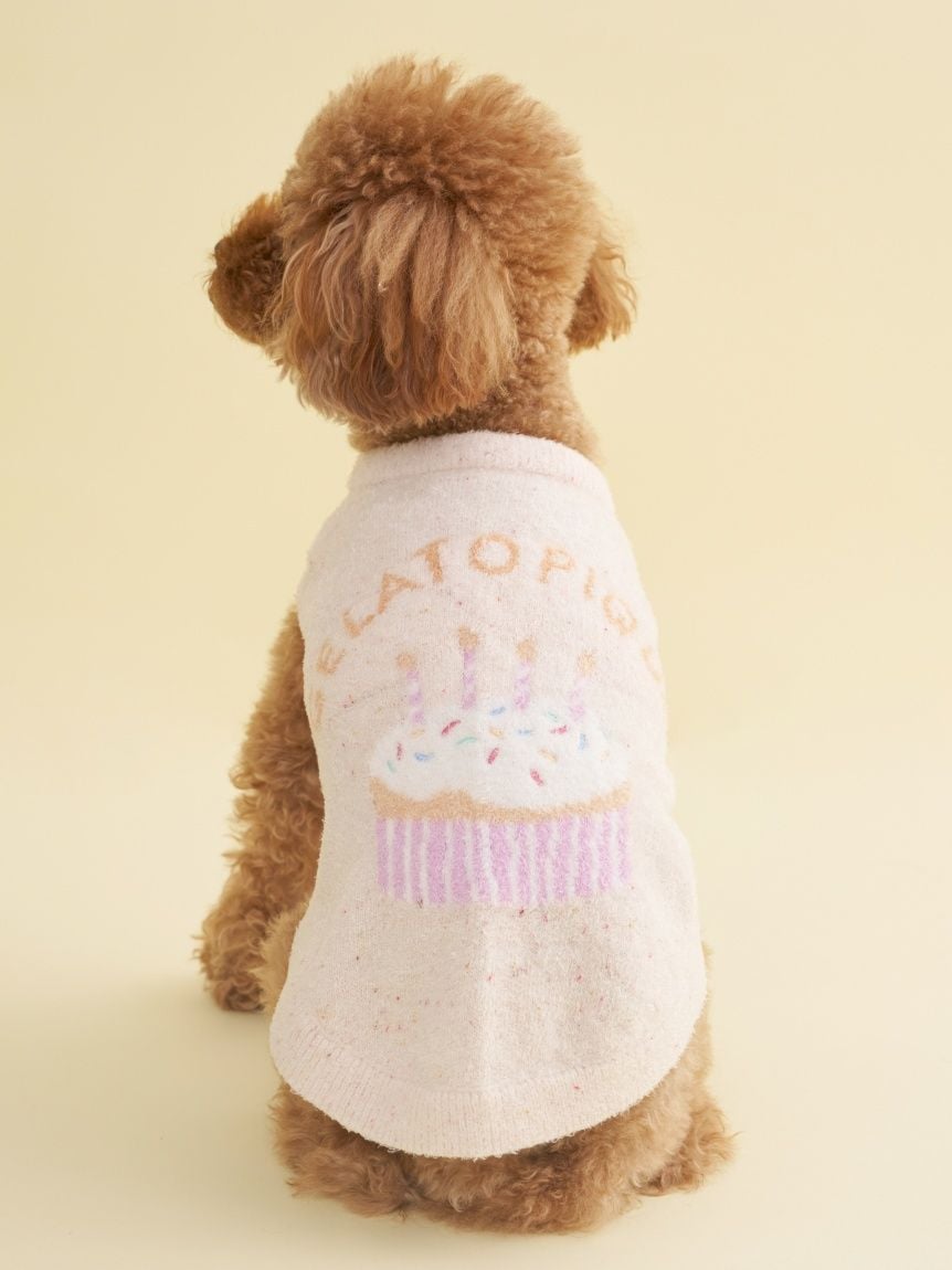 【CAT&DOG】【Birthday】SMOOTHIE杯子蛋糕提花上衣 PAGG259131
