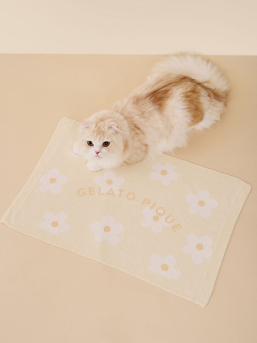 【CAT&DOG】Smoothie花朵提花毛毯 PAGG261580