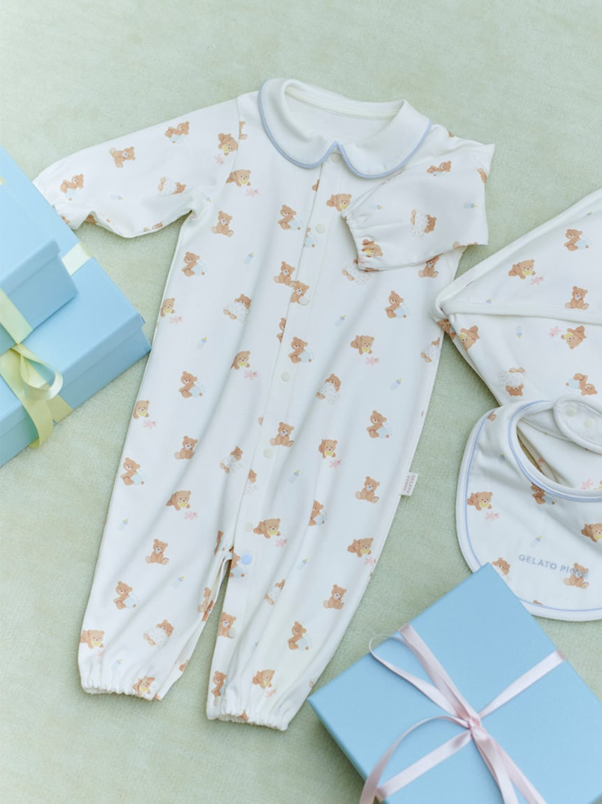【BABY】嬰兒小熊印花2WAY連身衣 PBCO259154