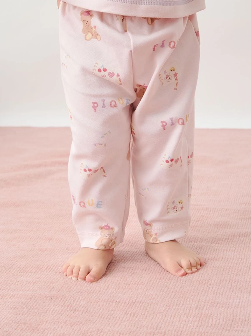 【BABY】畫家小熊印花長褲 PBCP264498