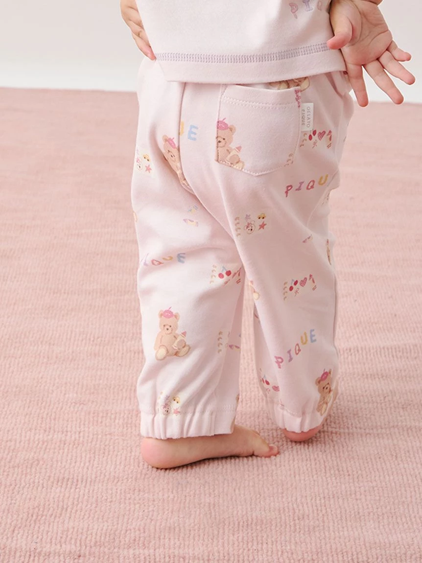【BABY】畫家小熊印花長褲 PBCP264498