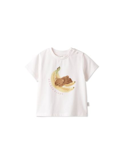 【涼感】【BABY】FRUIT ANIMAL 單圖印花T-Shirt PBCT242453-PNK
