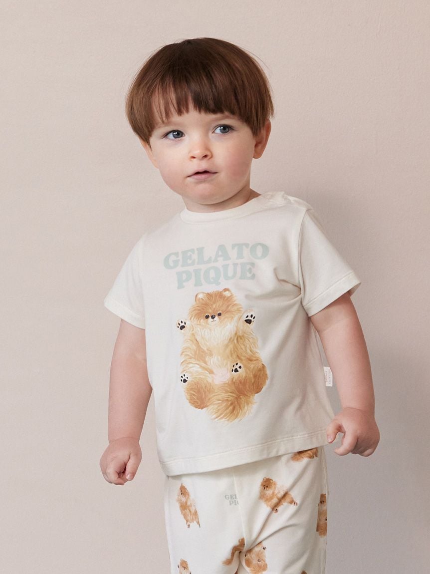 【BABY】狗狗圖案T-Shirt PBCT261418