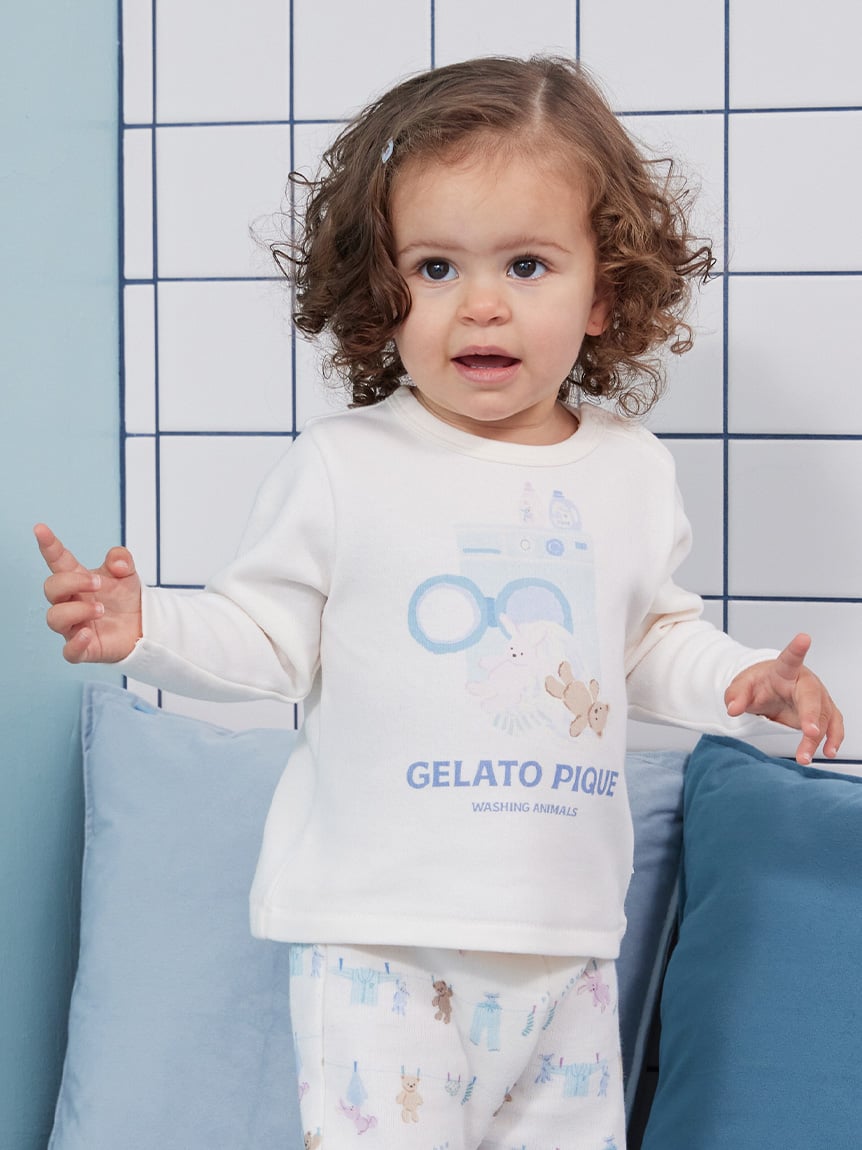 【BABY】洗衣小動物長袖T-Shirt PBCT261482
