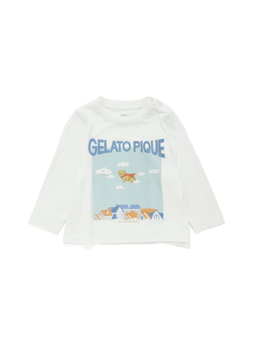 【BABY】【抗菌防臭】英雄小熊圖案長袖T-shirt PBCT264471