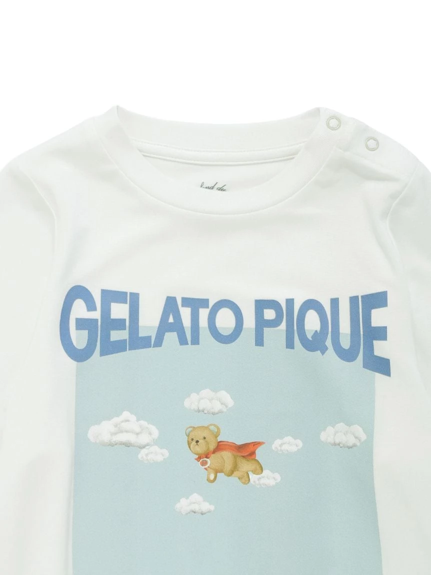 【BABY】【抗菌防臭】英雄小熊圖案長袖T-shirt PBCT264471