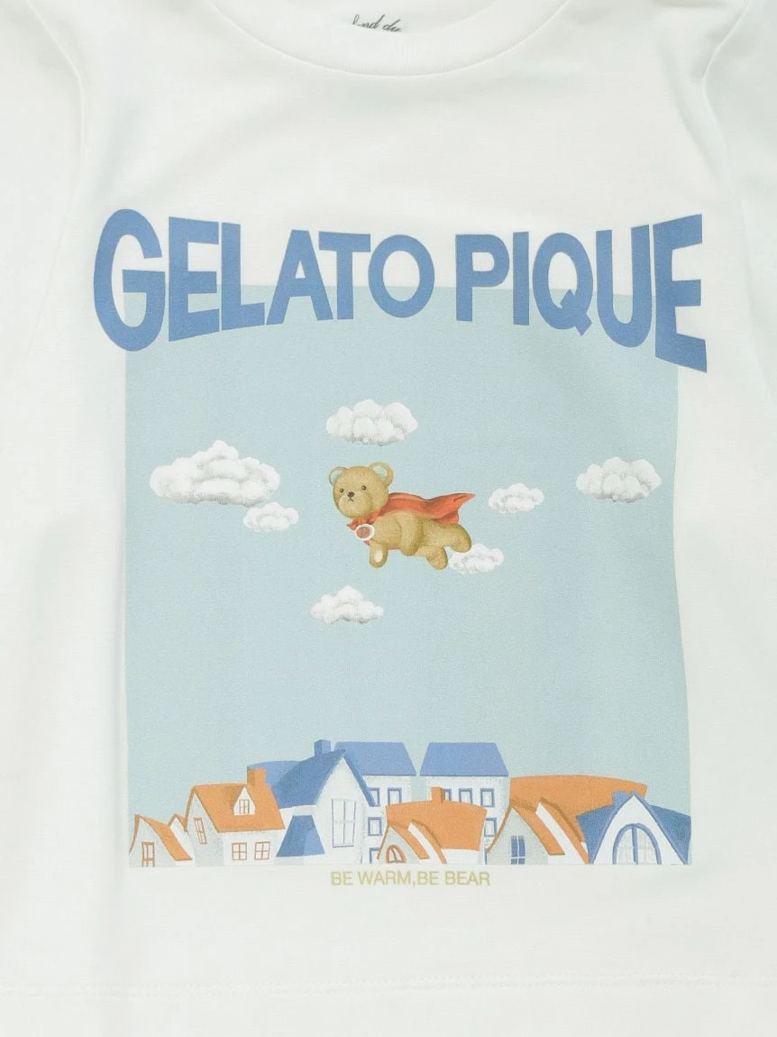 【BABY】【抗菌防臭】英雄小熊圖案長袖T-shirt PBCT264471