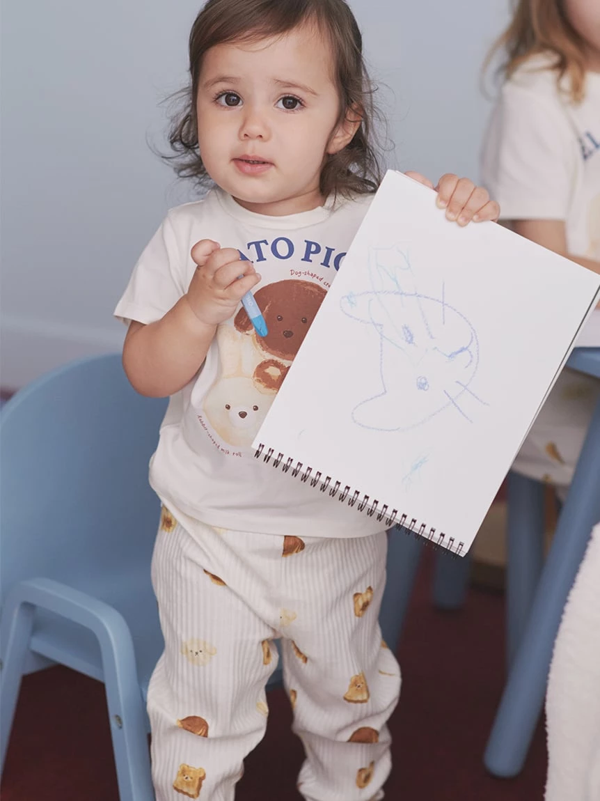 【BABY】動物麵包圖案T-shirt PBCT264478