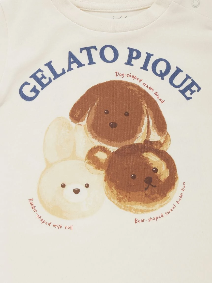 【BABY】動物麵包圖案T-shirt PBCT264478