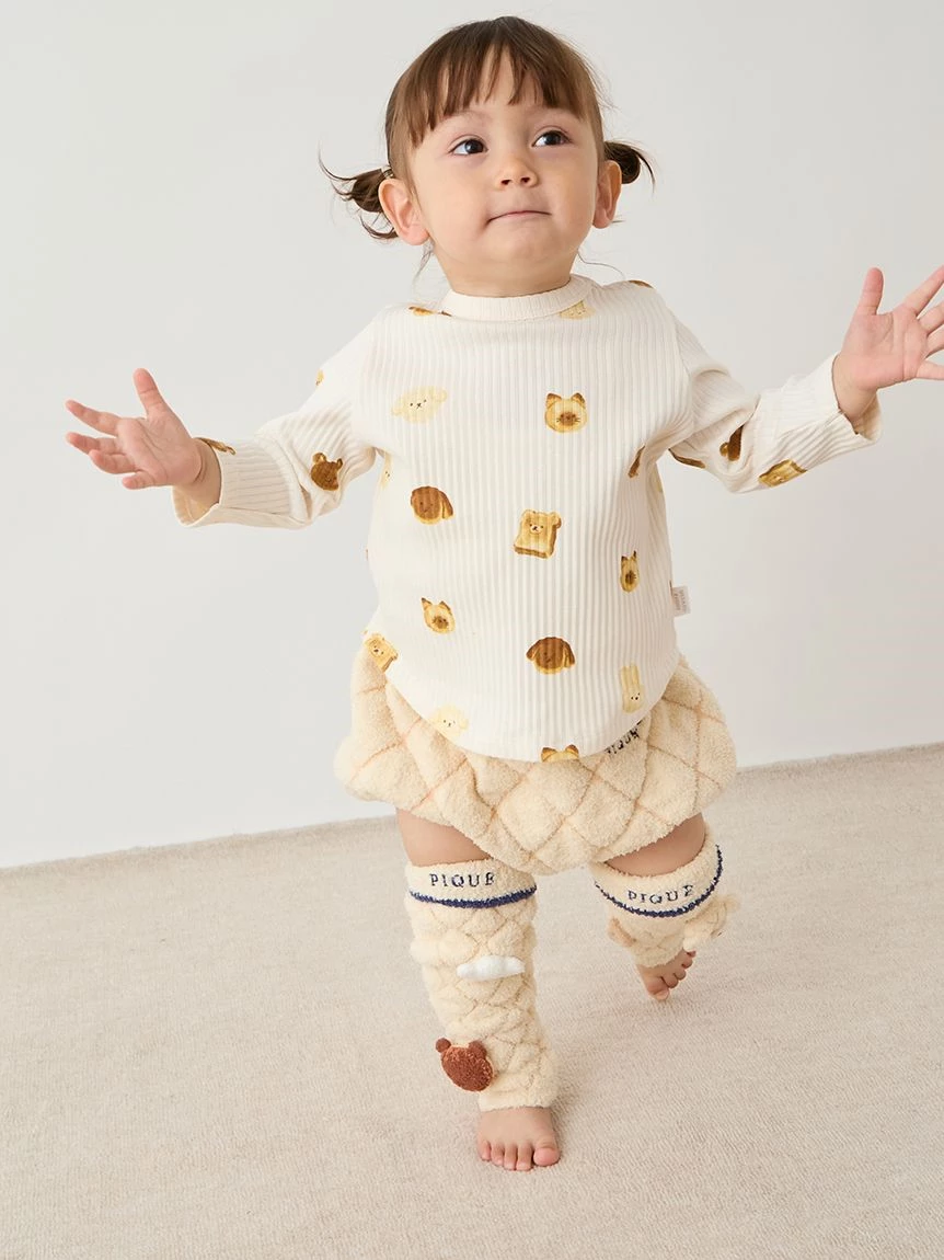 【BABY】動物麵包印花長袖T-shirt PBCT264479