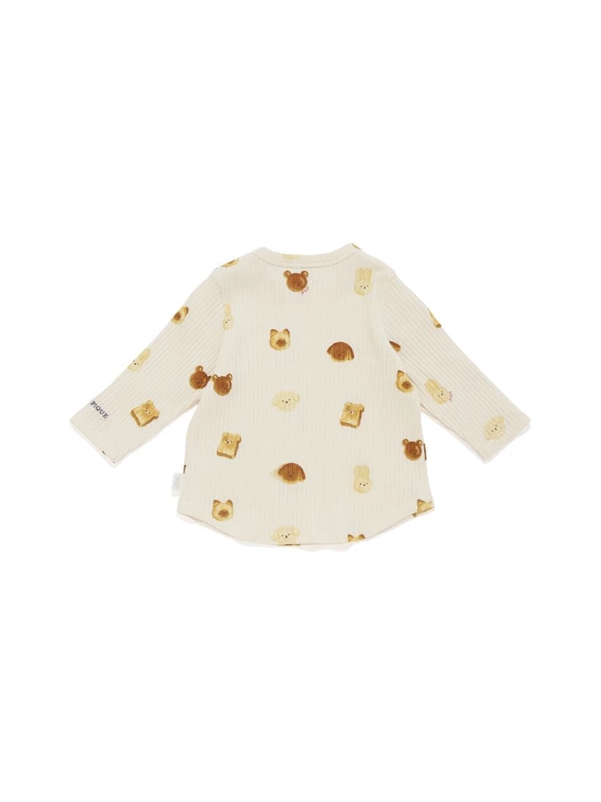 【BABY】動物麵包印花長袖T-shirt PBCT264479
