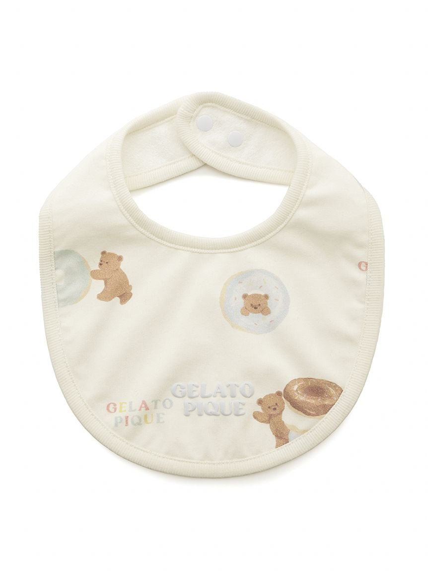 【BABY】甜甜圈BEAR小熊印花圍兜兜 PBGG252447