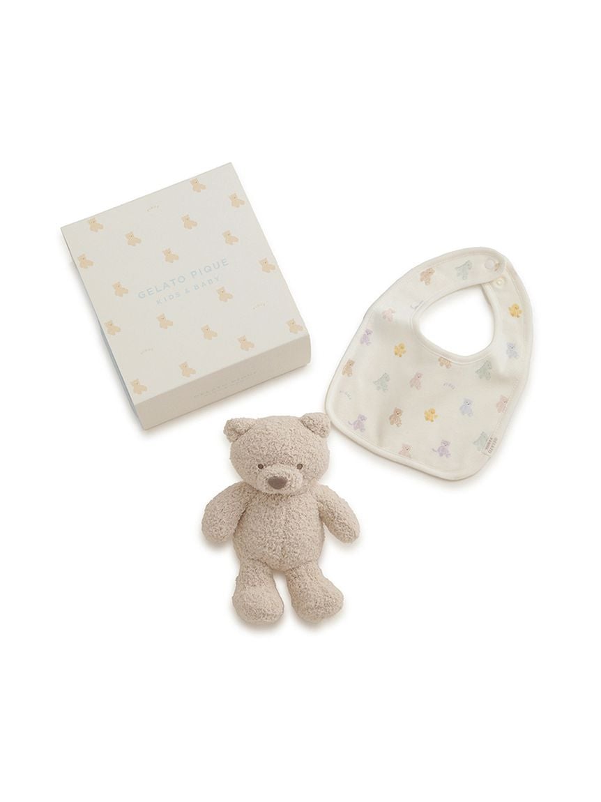 【BABY】BEAR小熊玩偶&圍兜兜SET 禮盒組 PBGG259065