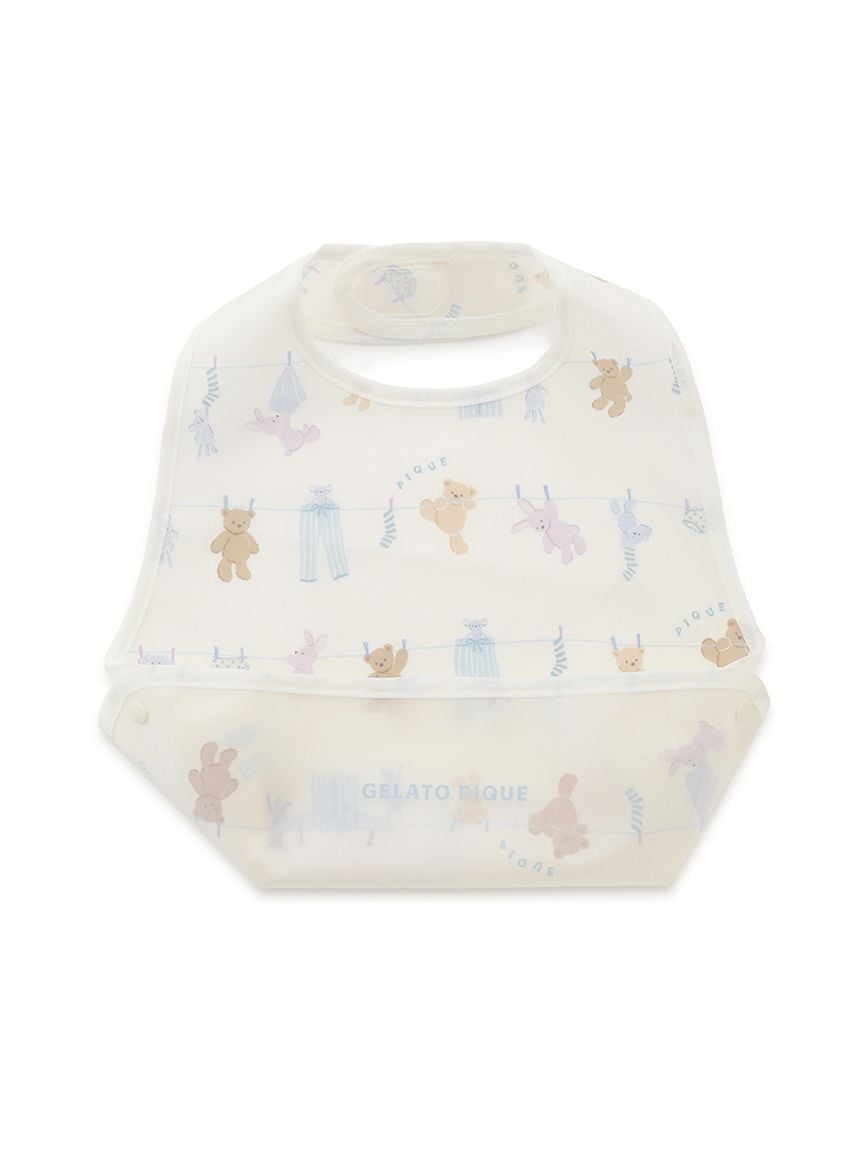 【BABY】洗衣小動物印花用餐圍兜兜 PBGG261724