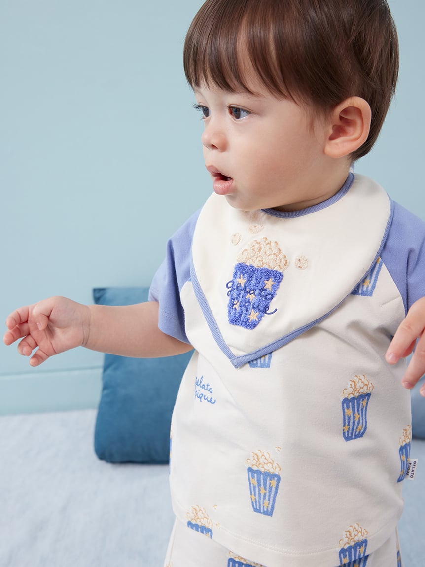 【BABY】爆米花印花圍兜兜 PBGG261739