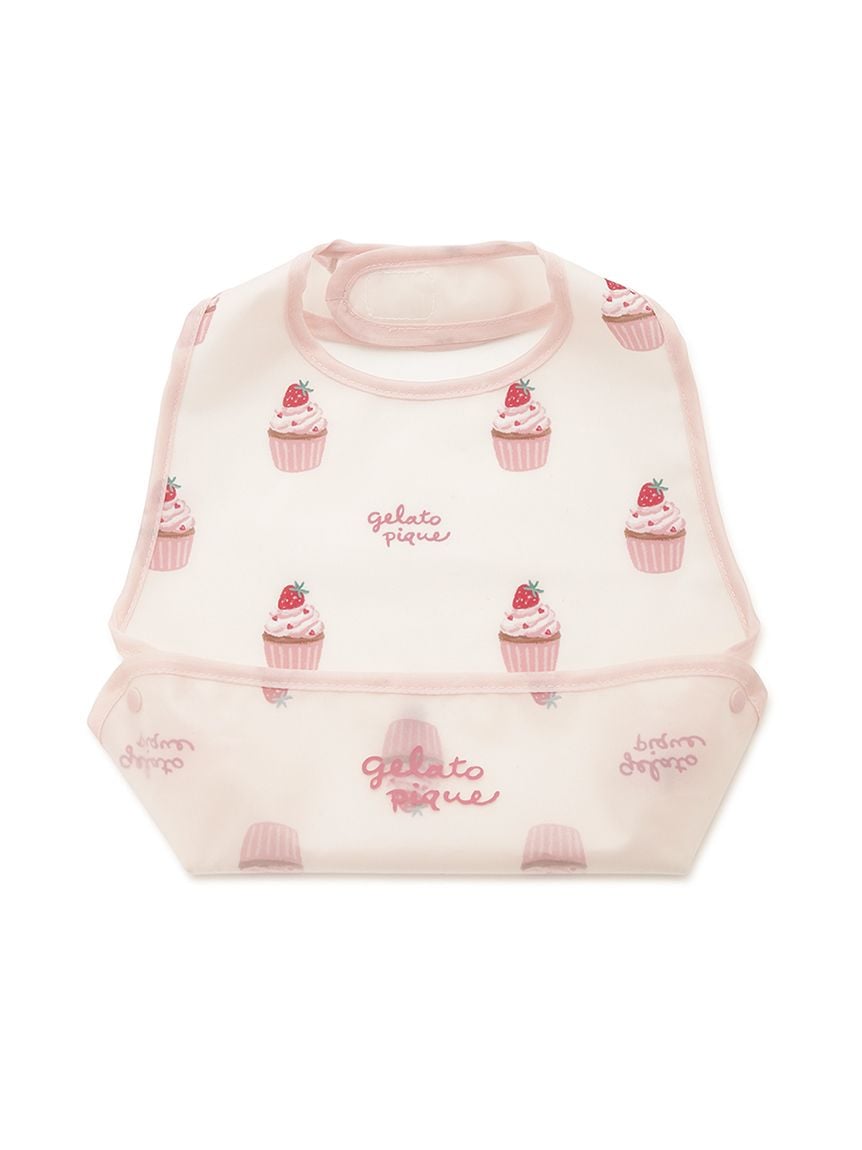 【BABY】杯子蛋糕印花用餐圍兜兜 PBGG261743