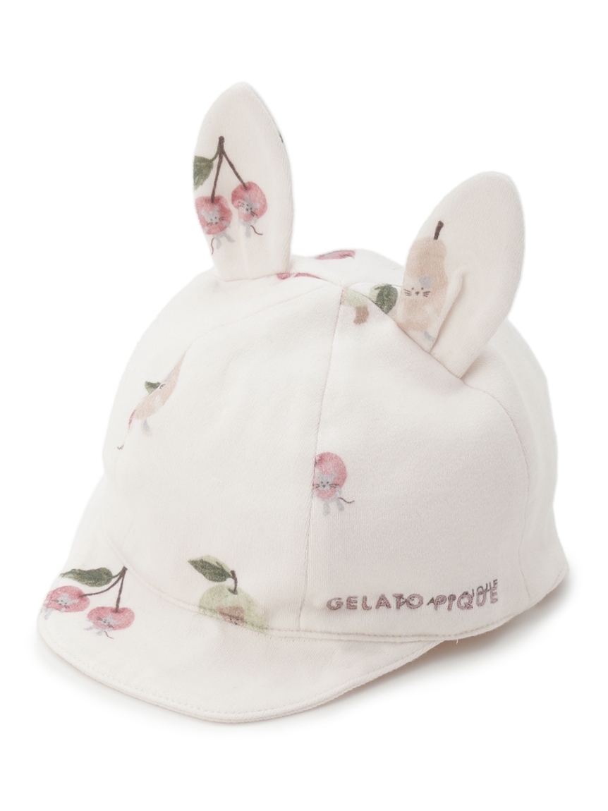 【BABY】蘋果小兔子遮陽帽