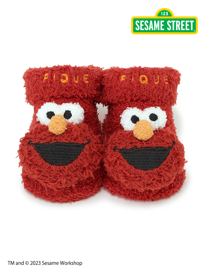 【SESAME STREET】【BABY】Elmo 造型毛襪 PBGS235407