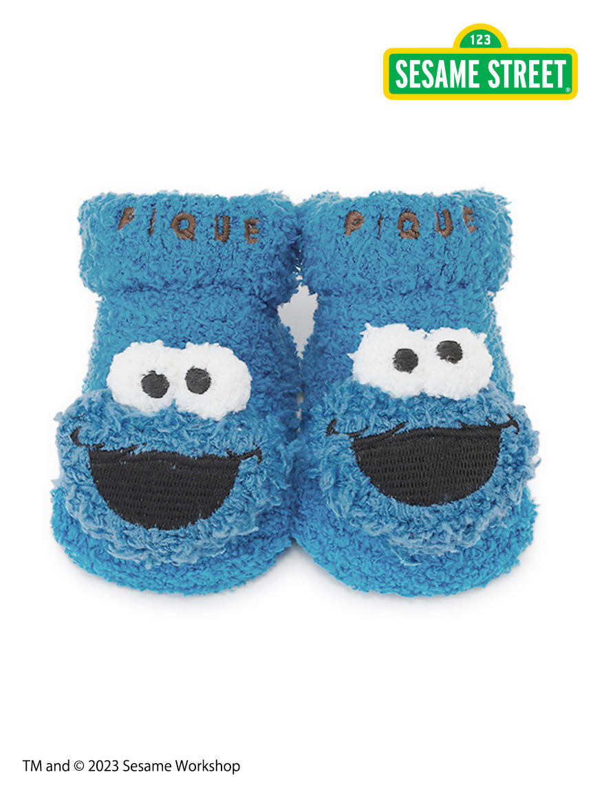 【SESAME STREET】【BABY】Cookie Monster 造型毛襪 PBGS235408