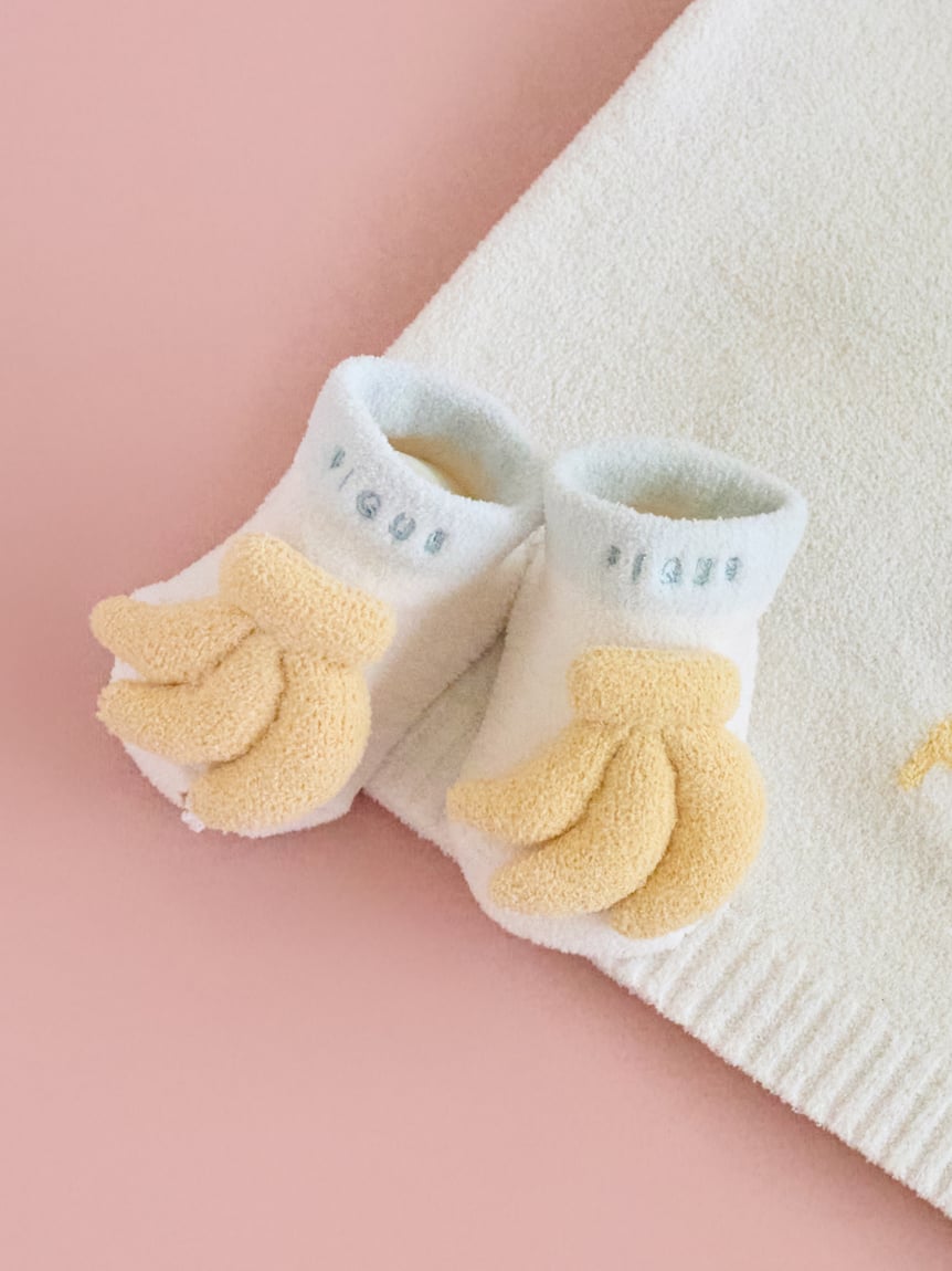 【BABY】AIRY MOCO香蕉造型嬰兒襪 PBGS252420