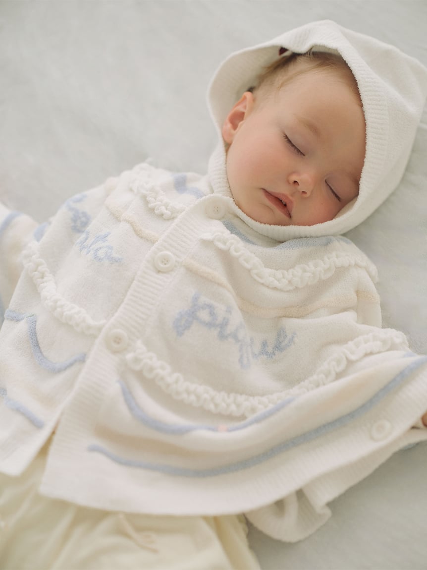 【BABY】AIRY MOCO奶油蛋糕斗篷 PBNT254449