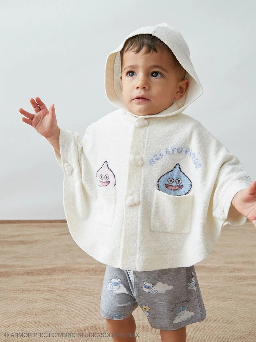 【勇者鬥惡龍】【BABY】連帽提花斗篷 PBNT264405
