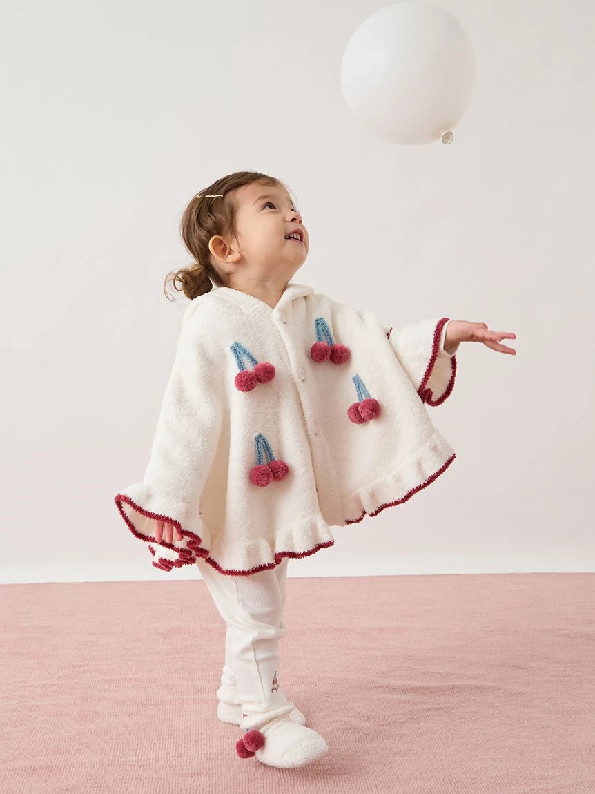 【BABY】AIRY MOCO櫻桃斗篷 PBNT264431