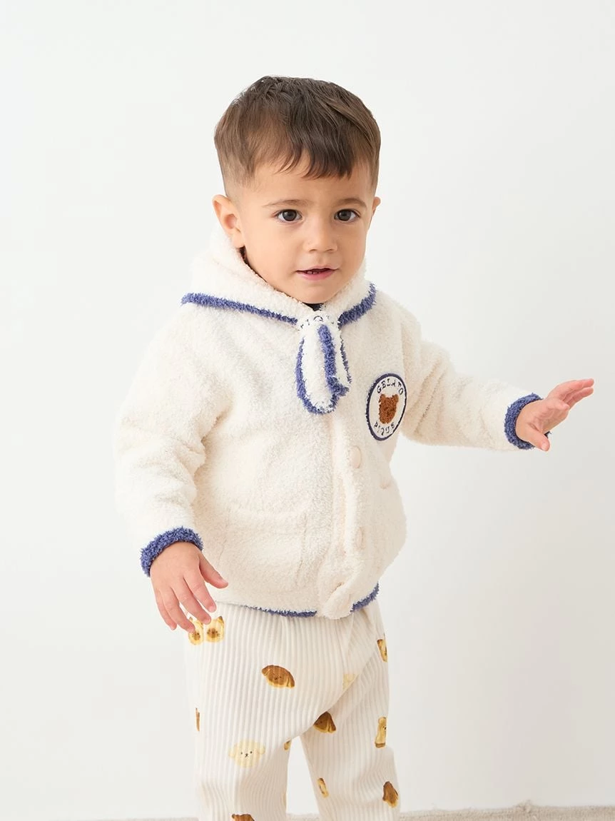 【BABY】BABY MOCO動物麵包開襟衫＆圍巾套裝SET PBNT264447
