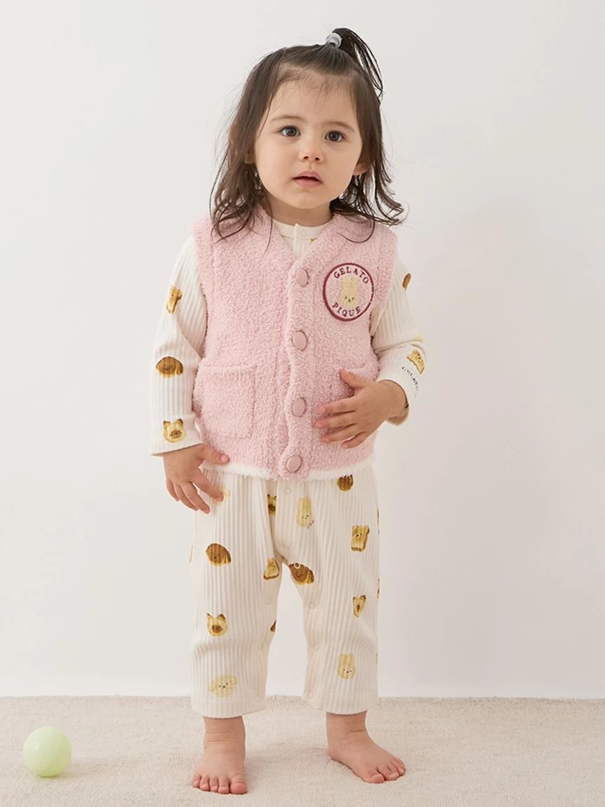【BABY】BABY MOCO動物麵包提花背心 PBNT264448