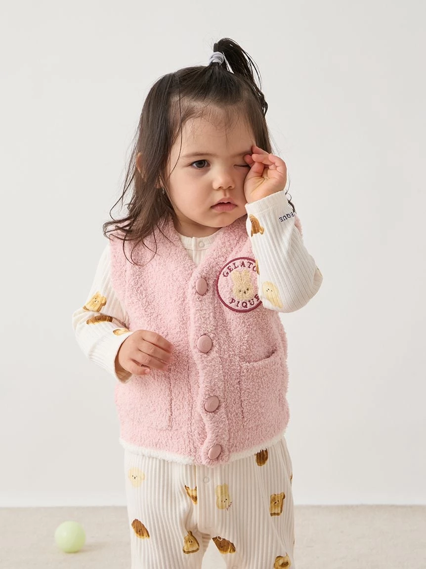 【BABY】BABY MOCO動物麵包提花背心 PBNT264448