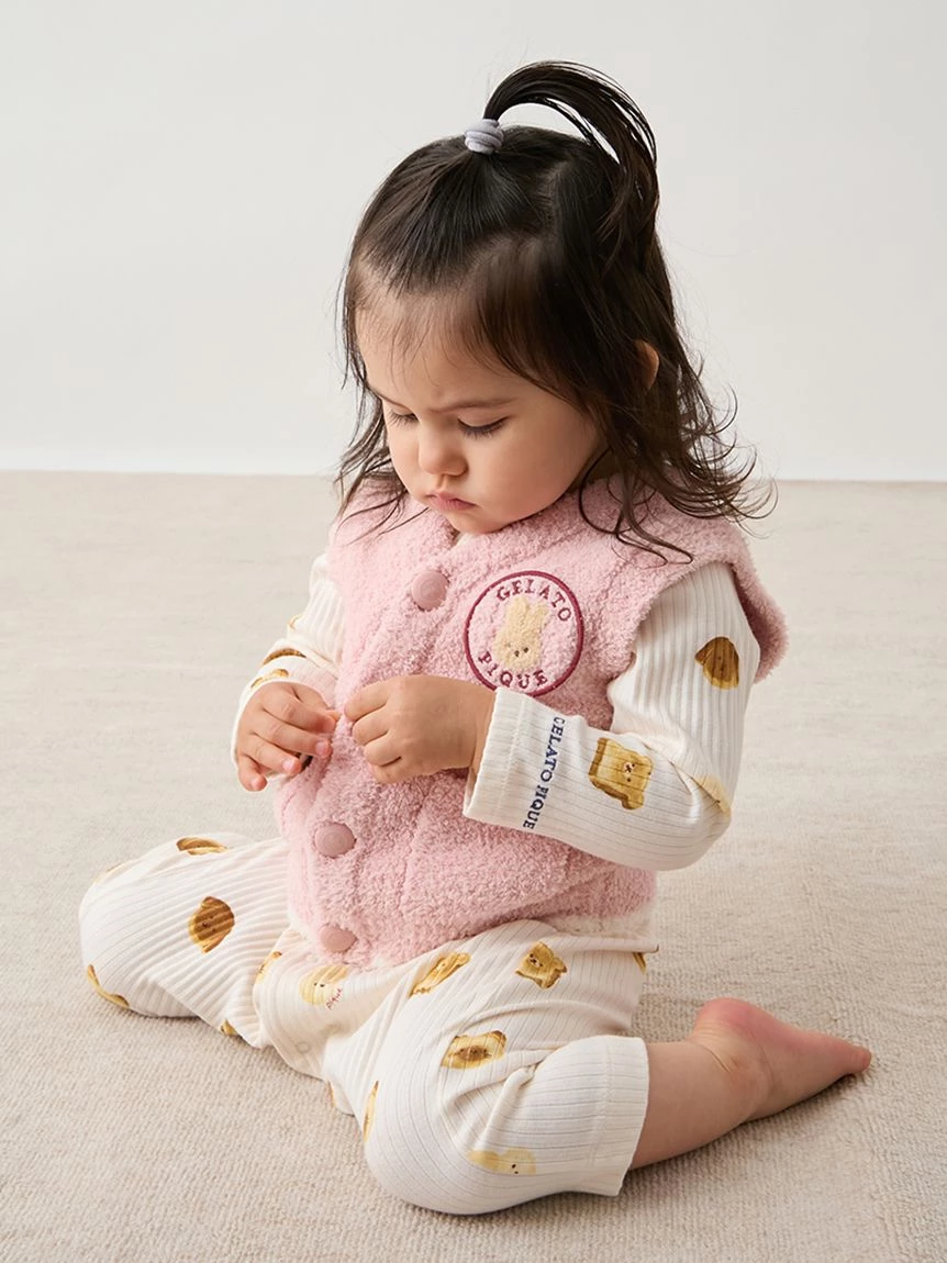 【BABY】BABY MOCO動物麵包提花背心 PBNT264448