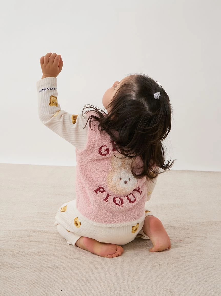 【BABY】BABY MOCO動物麵包提花背心 PBNT264448