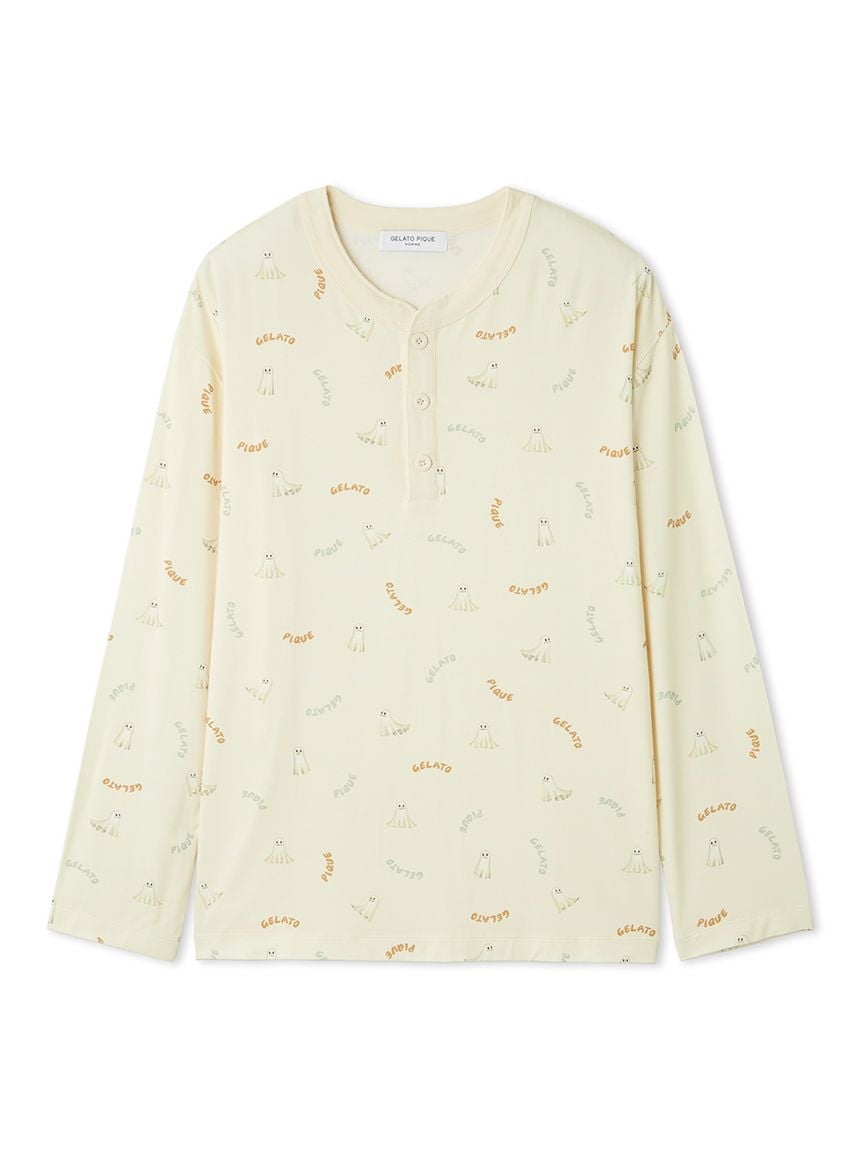 【HOMME】TRICK GHOST印花長袖T-shirt PHCT254936