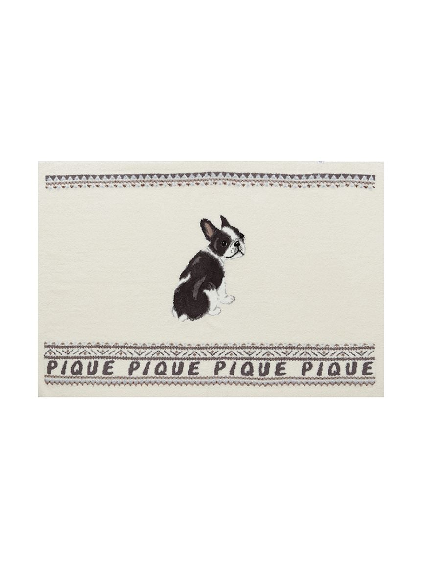 【HOMME】POWDER北歐風狗狗提花毛毯 PHGG255950