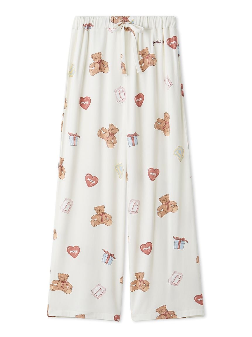 【JUNIOR】禮物小熊Favorite印花長褲 PJCP255385