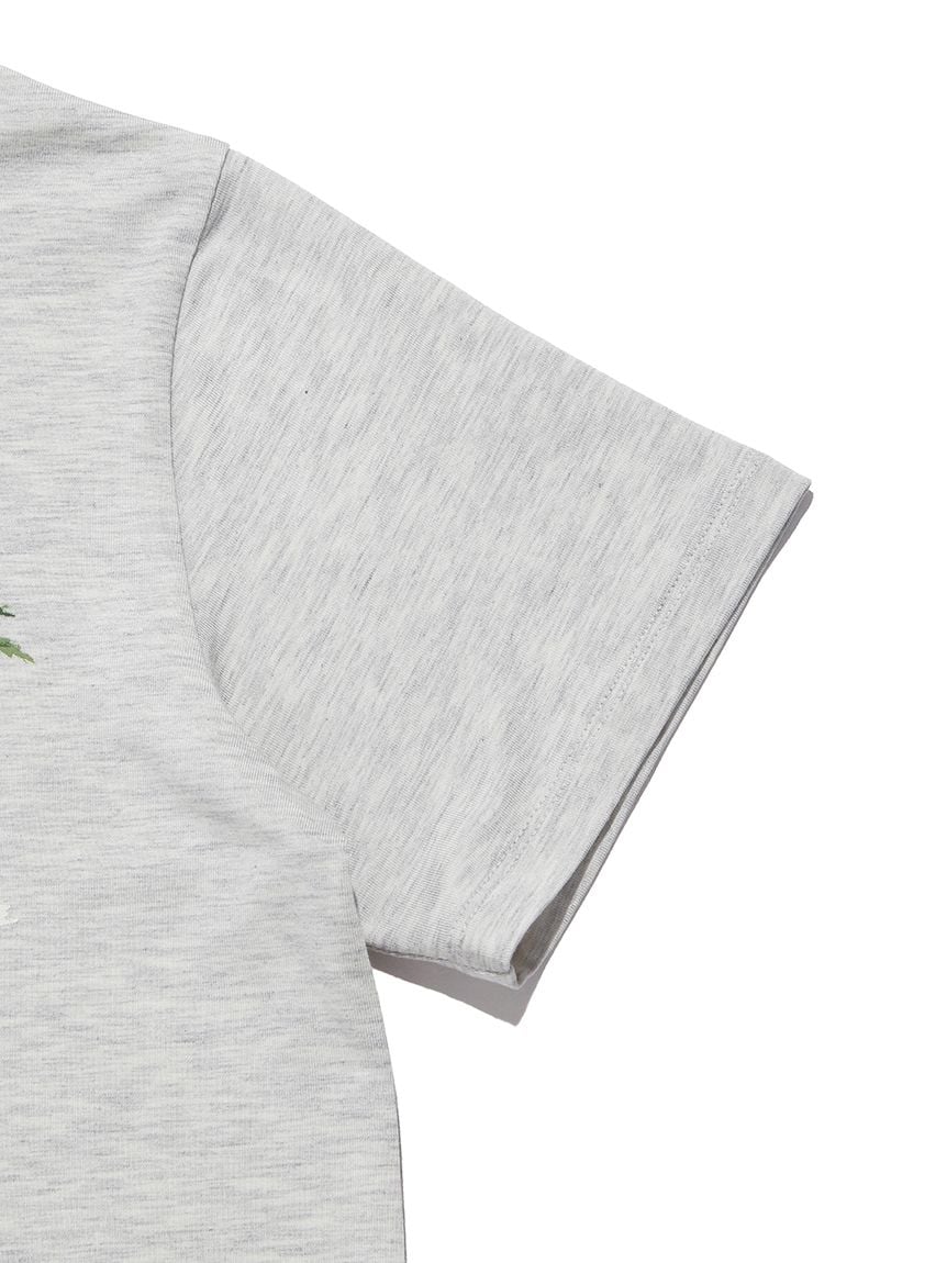 【JUNIOR】【接觸涼感】睡覺恐龍T-Shirt＆印花短褲SET PJCT262369