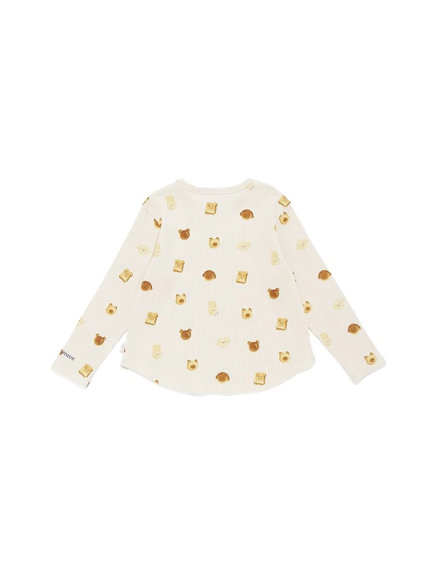 【JUNIOR】動物麵包印花長袖T-shirt＆長褲套裝SET PJCT264360