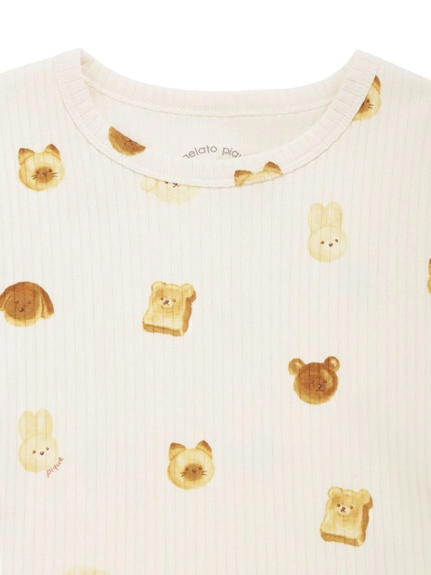 【JUNIOR】動物麵包印花長袖T-shirt＆長褲套裝SET PJCT264360